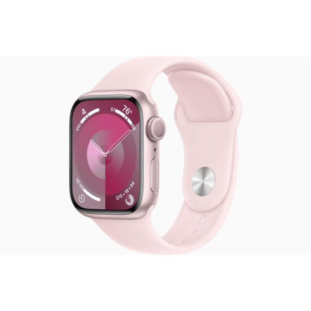 Apple Watch S9/41mm/Pink/Sport Band/Light Pink/-S/M, MR933QC/A