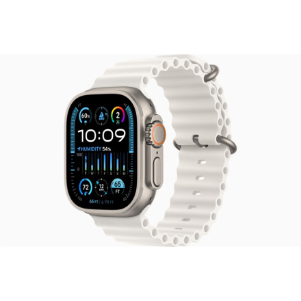 Apple Watch Ultra 2/49mm/Titan/Sport Band/White Ocean, MREJ3CS/A