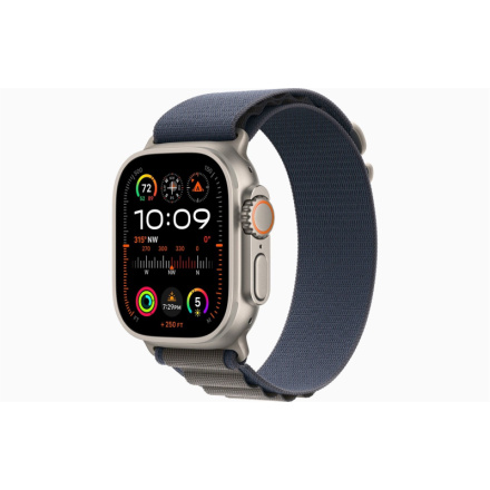 Apple Watch Ultra 2/49mm/Titan/Sport Band/Blue Alpine/Medium, MREP3CS/A