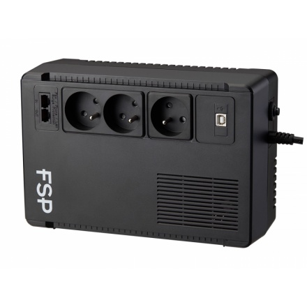 FSP UPS ECO 800 FR, 800 VA / 480 W, USB, RJ45, line interactive, PPF4802200