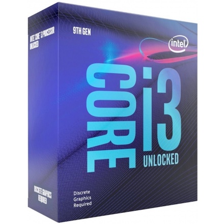 CPU Intel Core i3-9100F BOX (3.6GHz, LGA1151), BX80684I39100F