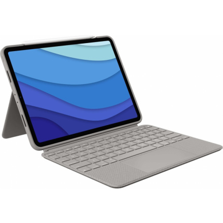 Logitech Combo Touch for iPad Pro 12.9-inch (5th generation) - SAND - US layout, 920-010258
