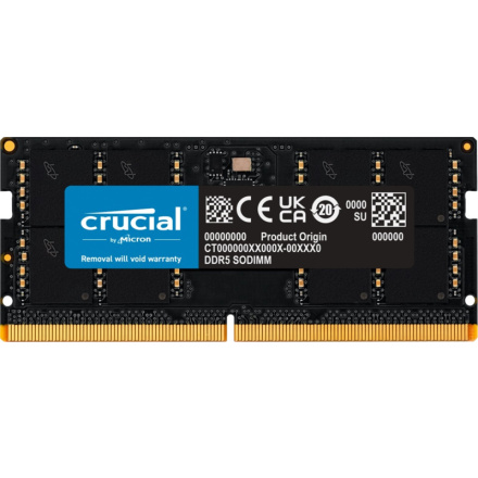 Crucial/SO-DIMM DDR5/32GB/4800MHz/CL40/1x32GB, CT32G48C40S5