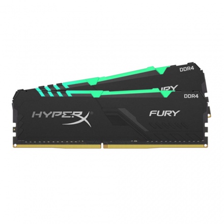 16GB DDR4-3200MHz CL16 HyperX Fury RGB, 2x8GB, HX432C16FB3AK2/16