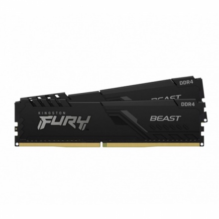 Kingston FURY Beast/DDR4/32GB/2666MHz/CL16/2x16GB/Black, KF426C16BBK2/32