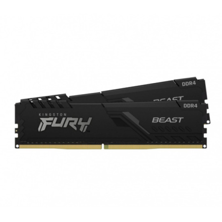 Kingston FURY Beast/DDR4/64GB/2666MHz/CL16/2x32GB/Black, KF426C16BBK2/64