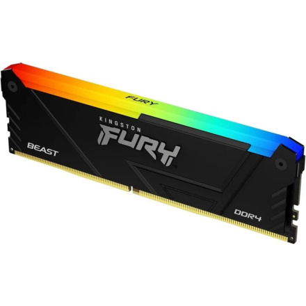 Kingston FURY Beast/DDR4/64GB/3600MHz/CL18/2x32GB/RGB/Black, KF436C18BB2AK2/64