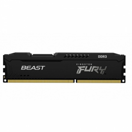 Kingston FURY Beast/DDR3/4GB/1600MHz/CL10/1x4GB/Black, KF316C10BB/4
