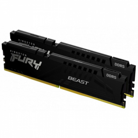 Kingston FURY Beast/DDR5/32GB/4800MHz/CL38/2x16GB/Black, KF548C38BBK2-32