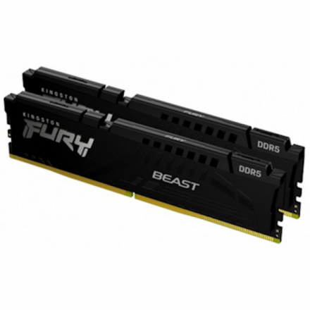 Kingston FURY Beast/DDR5/32GB/6000MHz/CL40/2x16GB/Black, KF560C40BBK2-32