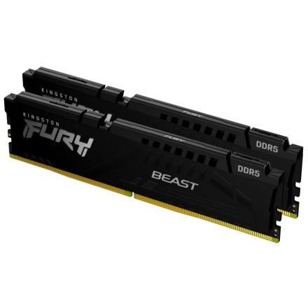 Kingston FURY Beast/DDR5/64GB/4800MHz/CL38/2x32GB/Black, KF548C38BBK2-64