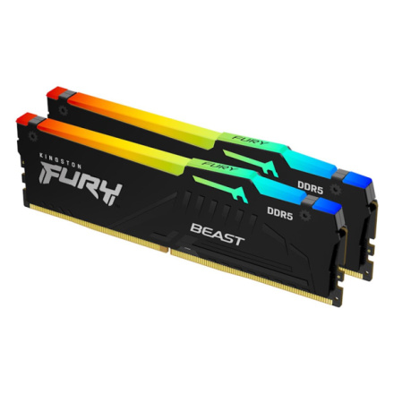 Kingston FURY Beast/DDR5/16GB/4800MHz/CL38/2x8GB/RGB, KF548C38BBAK2-16