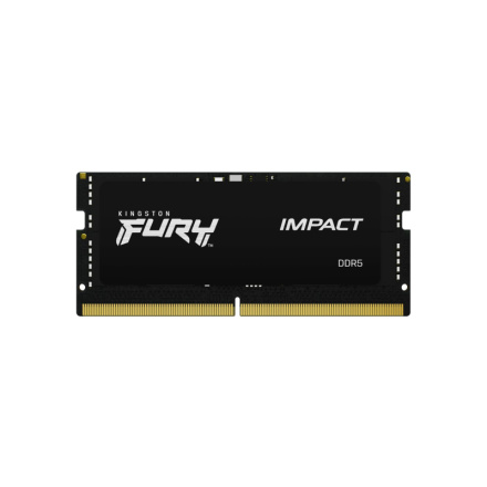 Kingston FURY Impact/SO-DIMM DDR5/8GB/4800MHz/CL38/1x8GB/Black, KF548S38IB-8