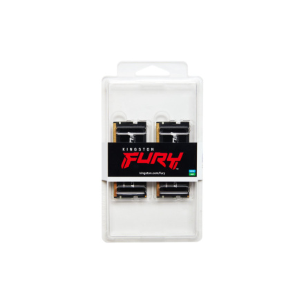 Kingston FURY Impact/SO-DIMM DDR5/16GB/4800MHz/CL38/2x8GB/Black, KF548S38IBK2-16