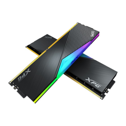 Adata Lancer/DDR5/64GB/6000MHz/CL30/2x32GB/RGB/Black, AX5U6000C3032G-DCLARBK