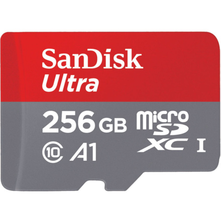 SanDisk Ultra/micro SDHC/256GB/150MBps/UHS-I U1 / Class 10/+ Adaptér, SDSQUAC-256G-GN6MA