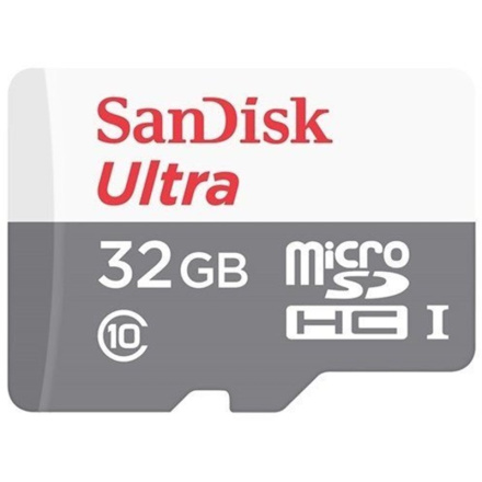 SanDisk Ultra/micro SDHC/32GB/100MBps/UHS-I U1 / Class 10, SDSQUNR-032G-GN3MN