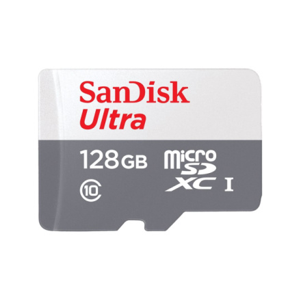 SanDisk Ultra/micro SDXC/128GB/100MBps/UHS-I U1 / Class 10/+ Adaptér, SDSQUNR-128G-GN3MA