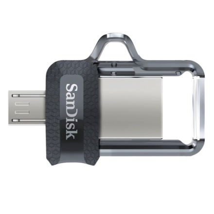 SanDisk Ultra Dual Drive M3/16GB/130MBps/USB 3.0/Micro USB + USB-A, SDDD3-016G-G46