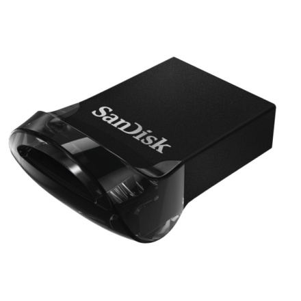 SanDisk Ultra Fit/128GB/130MBps/USB 3.1/USB-A/Černá, SDCZ430-128G-G46