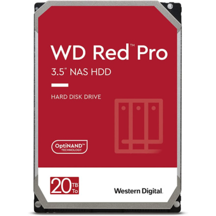 WESTERN DIGITAL WD Red Pro/20TB/HDD/3.5"/SATA/7200 RPM/5R, WD201KFGX