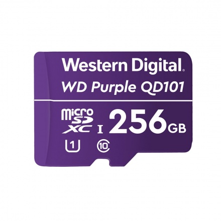 WESTERN DIGITAL WD Purple microSDXC 256GB Class 10 U1, WDD256G1P0C