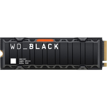 WESTERN DIGITAL WD Black SN850X/1TB/SSD/M.2 NVMe/Černá/Heatsink/5R, WDS100T2XHE