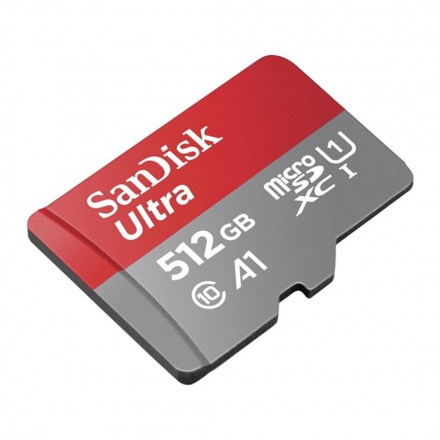 SanDisk Ultra microSDXC 512GB 100MB/s + adaptér, SDSQUAR-512G-GN6MA