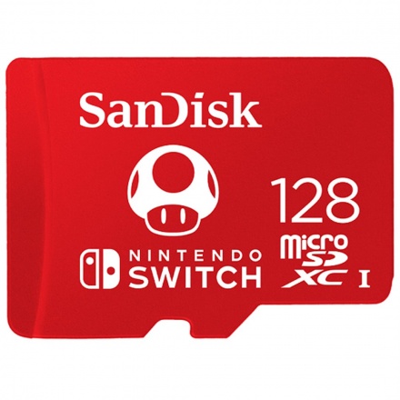 SanDisk Nintendo Switch microSDXC 128GB, SDSQXAO-128G-GNCZN