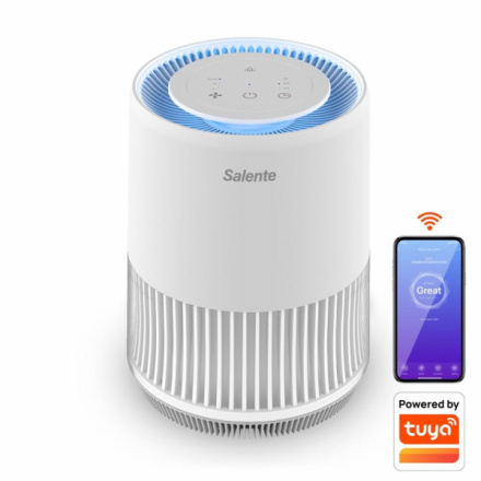 EVOLVEO Salente MaxClean, chytrá čistička vzduchu, WiFi Tuya SmartLife, bílá, MAXCLEAN-WH