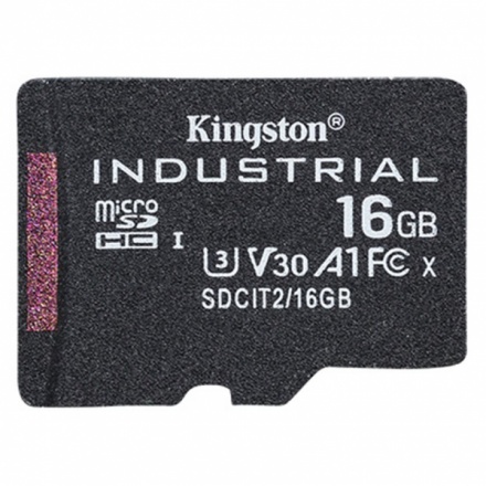 Kingston Industrial/micro SDHC/16GB/100MBps/UHS-I U3 / Class 10, SDCIT2/16GBSP