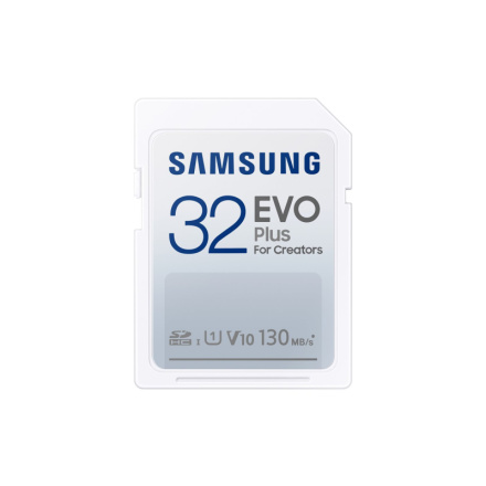 Samsung EVO Plus/SDHC/32GB/130MBps/UHS-I U1 / Class 10, MB-SC32K/EU