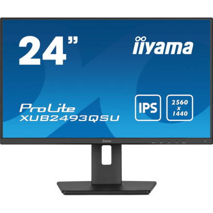iiyama ProLite/XUB2493QSU-B5/23,8"/IPS/QHD/60Hz/4ms/Black/3R, XUB2493QSU-B5