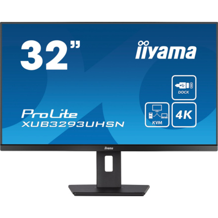 iiyama ProLite/XUB3293UHSN-B5/31,5"/IPS/4K UHD/60Hz/4ms/Black/3R, XUB3293UHSN-B5