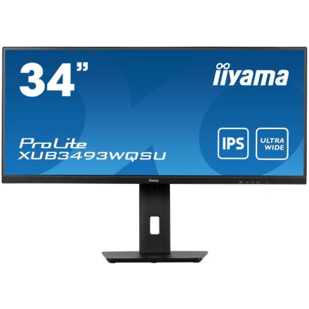 iiyama ProLite/XUB3493WQSU-B5/34"/IPS/3440x1440/75Hz/4ms/Black/3R, XUB3493WQSU-B5