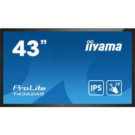 43" iiyama T4362AS-B1:IPS,4K UHD,Android,24/7, T4362AS-B1
