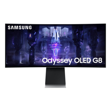 Samsung/Odyssey G85SB/34"/OLED/3440x1440/175Hz/0,1ms/Silver/2R, LS34BG850SUXEN