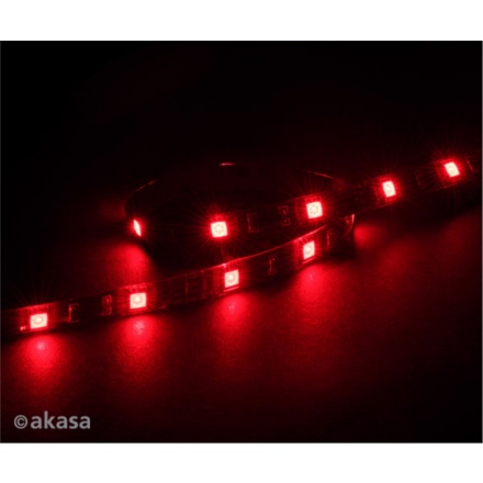AKASA - LED páska-magnetická - červená Vegas M, AK-LD05-50RD