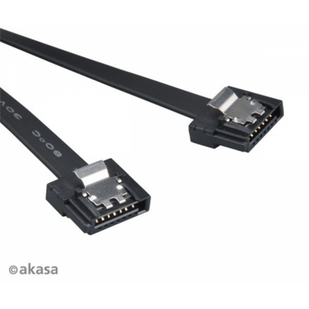 AKASA - Super slim SATA kabel - 50 cm - 2 ks, AK-CBSA05-BKT2