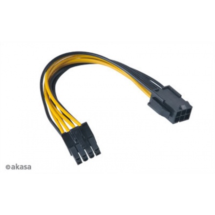AKASA - PCIex 6-pin na ATX12V 8-pin adaptér, AK-CB051