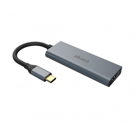 AKASA - externí USB hub - USB type-C s  HDMI, AK-CBCA19-18BK