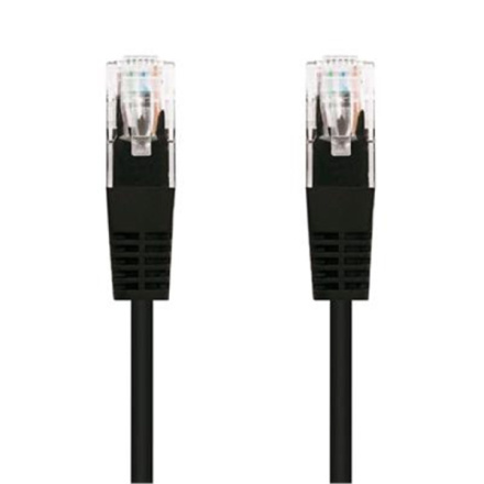 Kabel C-TECH patchcord Cat5e, UTP, černý, 1m, CB-PP5-1BK