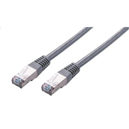 Kabel C-TECH patchcord Cat5e, FTP, šedý, 10m, CB-PP5F-10