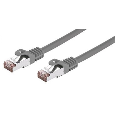 Kabel C-TECH patchcord Cat6, FTP, šedý, 0,25m, CB-PP6F-025