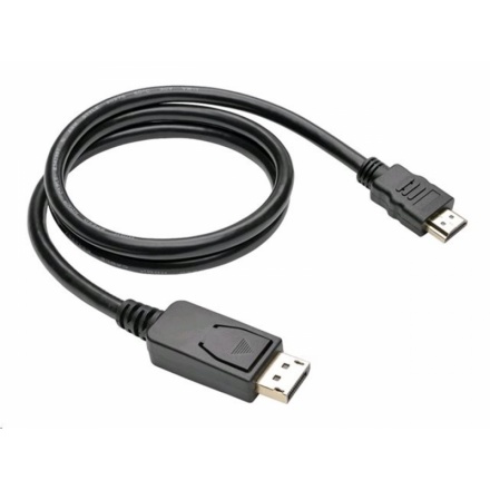 Kabel C-TECH DisplayPort/HDMI, 1m, černý, CB-DP-HDMI-10