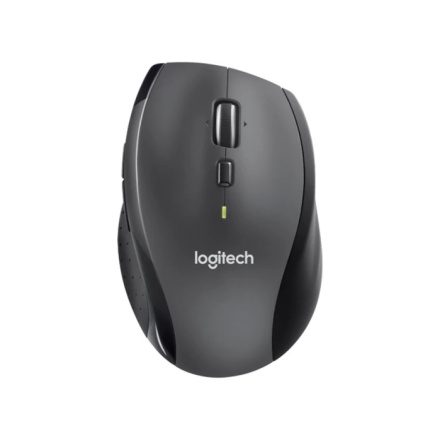 Logitech Marathon M705/Kancelářská/Optická/Pro praváky/Bezdrátová USB/Černá, 910-006034