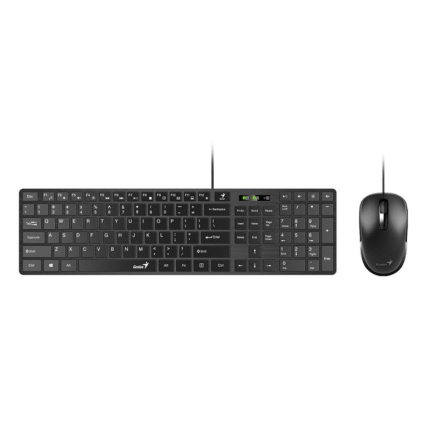 Genius set klávesnice + myš SlimStar C126 CZ+SK, 31330007403