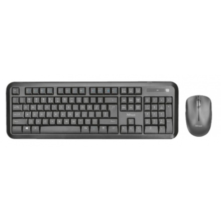 TRUST Nova Wireless Keyboard and mouse CZ /SK, 23285