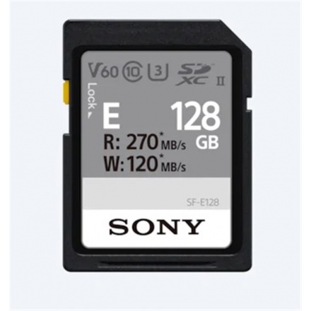 SONY SFE128/micro SDXC/128GB/270MBps/UHS-II U3 / Class 10, SFE128.AE