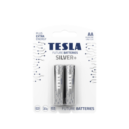 TESLA - baterie AA SILVER+, 2ks, LR06, 13060220